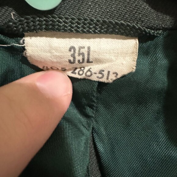 VINTAGE US ARMY M51 Dress JACKET PATCHED 1952 KOREAN WAR SIZE SMALL Size 35L - Picture 8 of 10